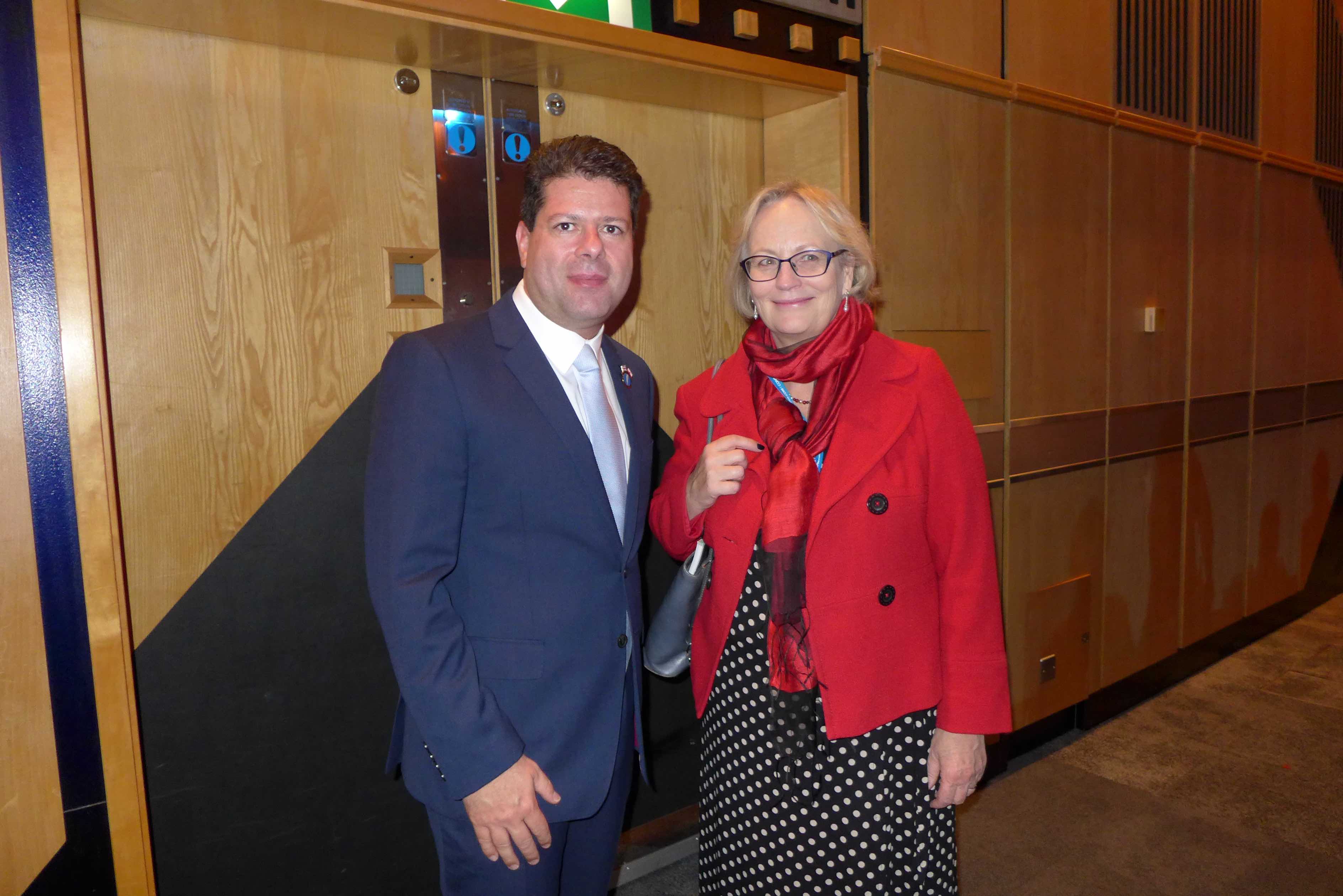 Fabian Picardo meets Julie Girling