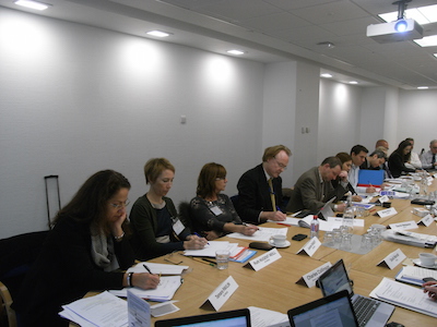 The team from the EU Commission