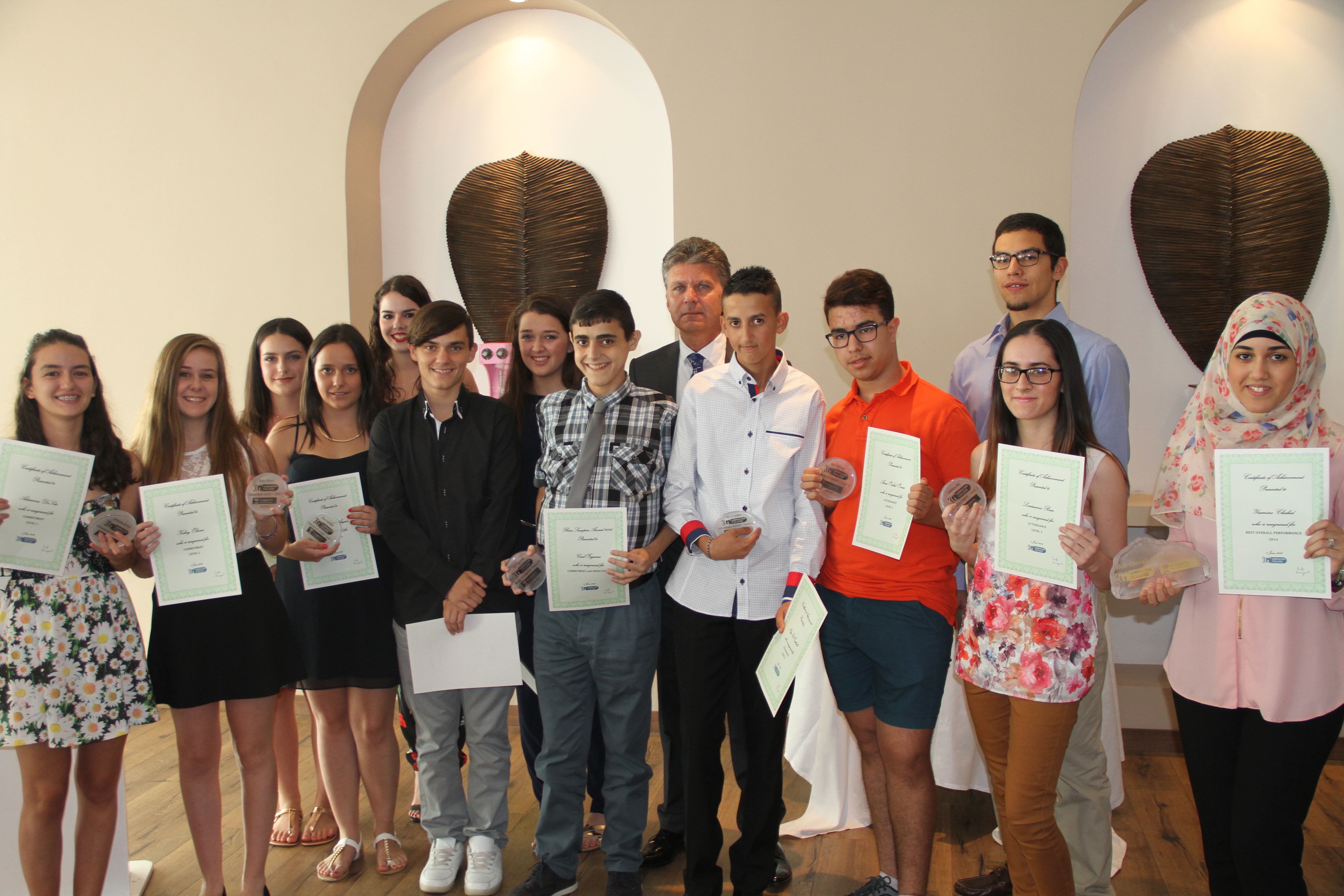 Gibraltar College held its annual Awards Ceremony on Wednesday 8th June 2016.  This event serves to recognize and reward students in a number of areas including improved performance, commitment to studies and good attendance.