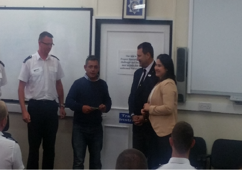 Damian Broton with Commissioner Yome & Minister Sacramento