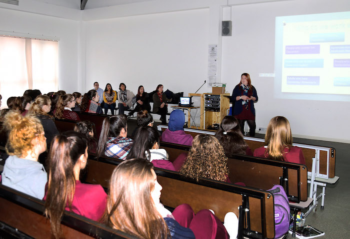 On World Social Work Day, Care Agency staff gave a series of presentation to students at Westside School.
