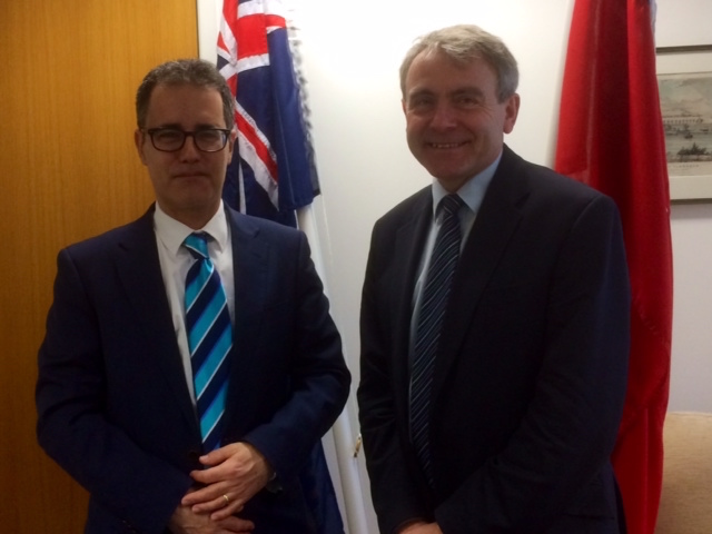 The Deputy Chief Minister Dr Joseph Garcia today met in London with the UK Minister of State for Transport, Robert Goodwill MP. A number of civil aviation matters were discussed.