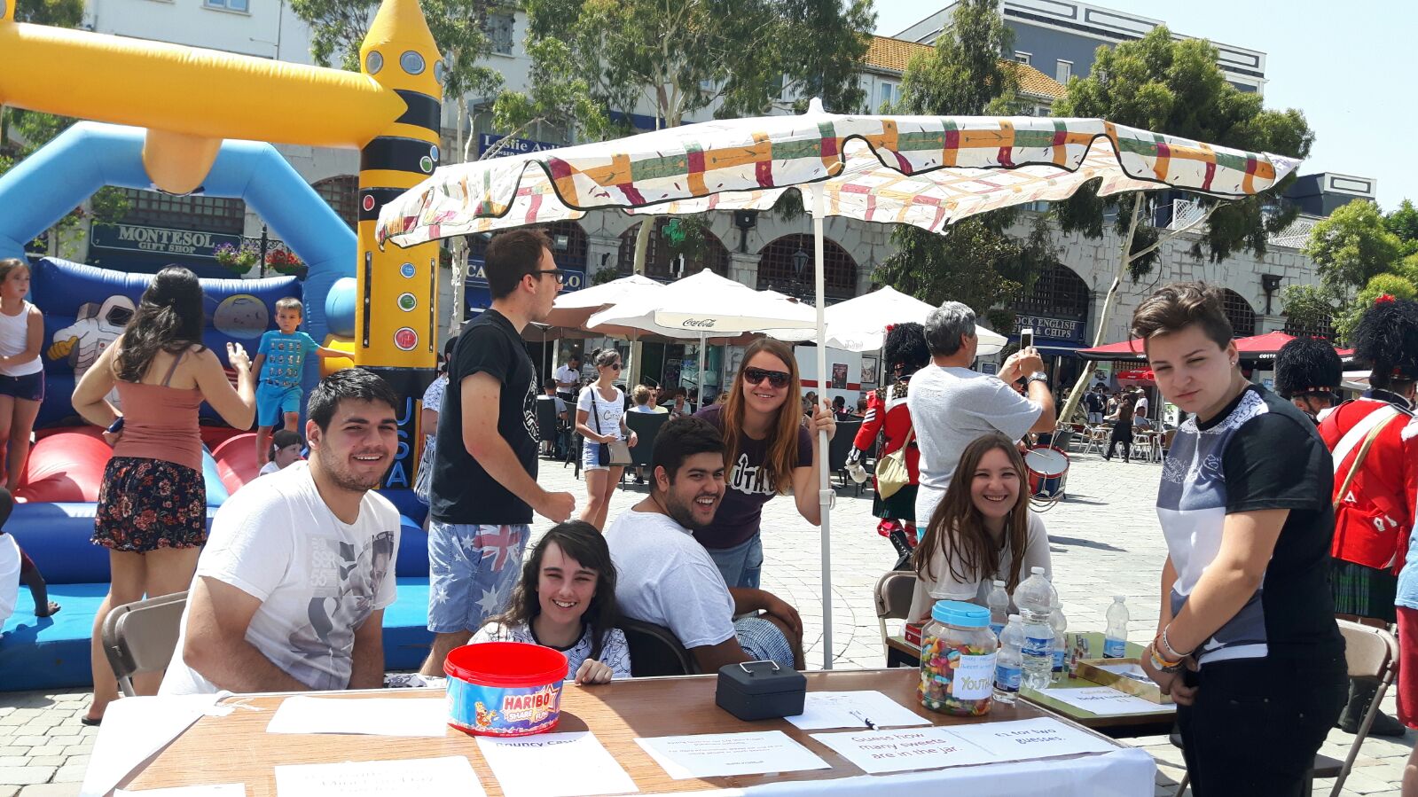 Life Skills Project participants host a successful mini fun day in Casemates Square