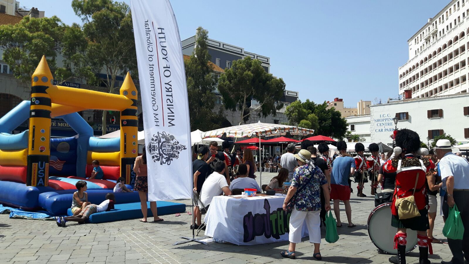 Life Skills Project participants host a successful mini fun day in Casemates Square