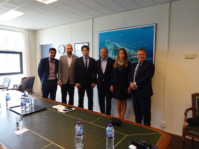 L – R: Karan Aswani, Alex Melikhov, Alex Grebnev, Albert Isola, Olena Clayton and Paul Astengo