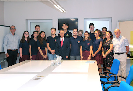 Pre-trip briefing with Deputy Chief Minister Dr Joseph Garcia at No 6 Convent Place